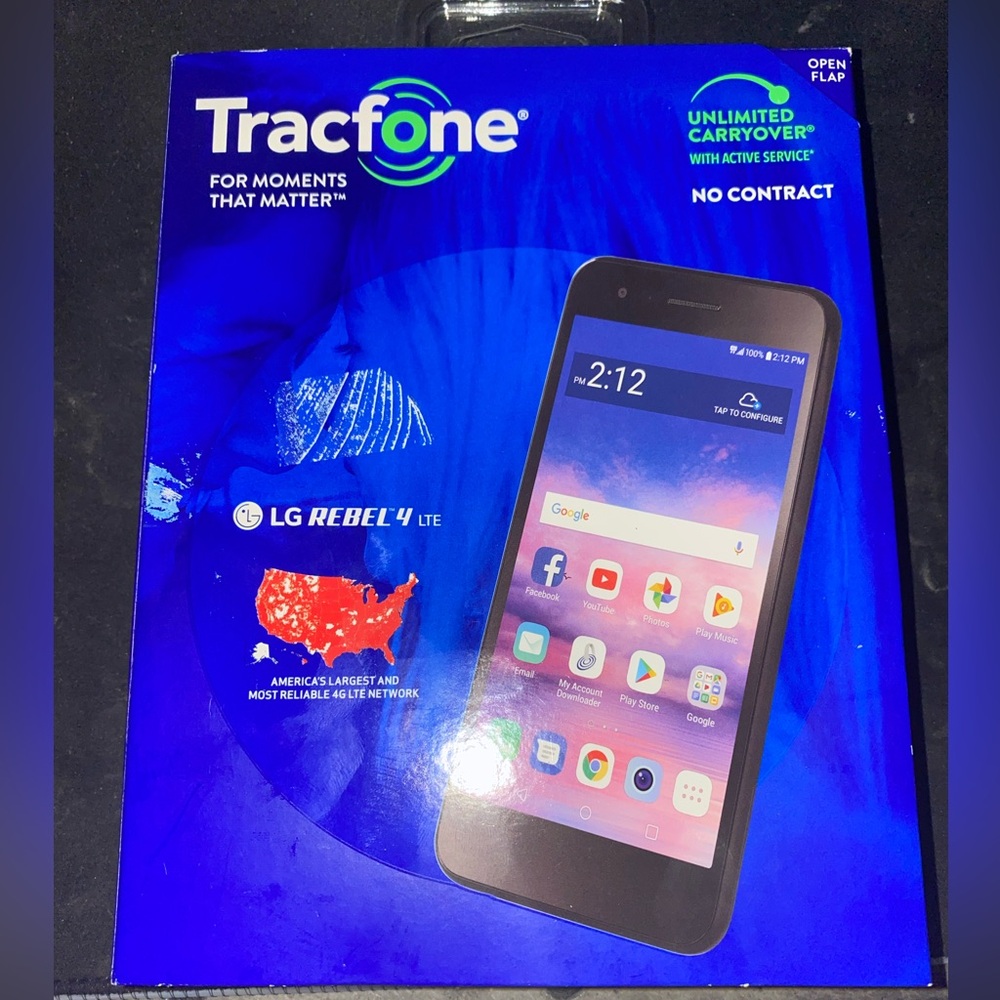 [NEW] LG REBEL 4 LTE By TRACFONE (16GB)